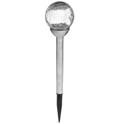 atmosphera Complementos>Lámpara Solar De Acero Inoxidable 11Cm