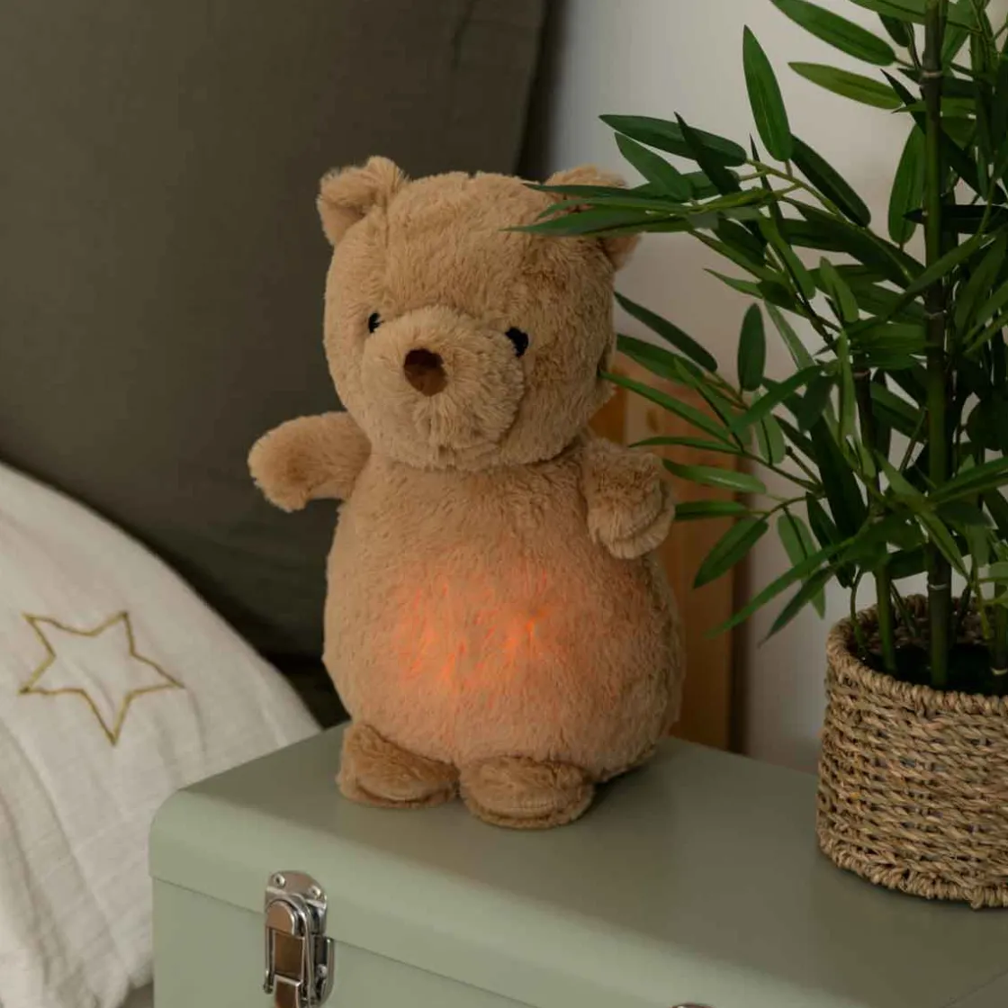 atmosphera4kids Iluminación>Luz guia con forma de oso marrón 27cm