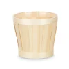 Jarrones Y Vasos>Maceta beige de bambú 15cm