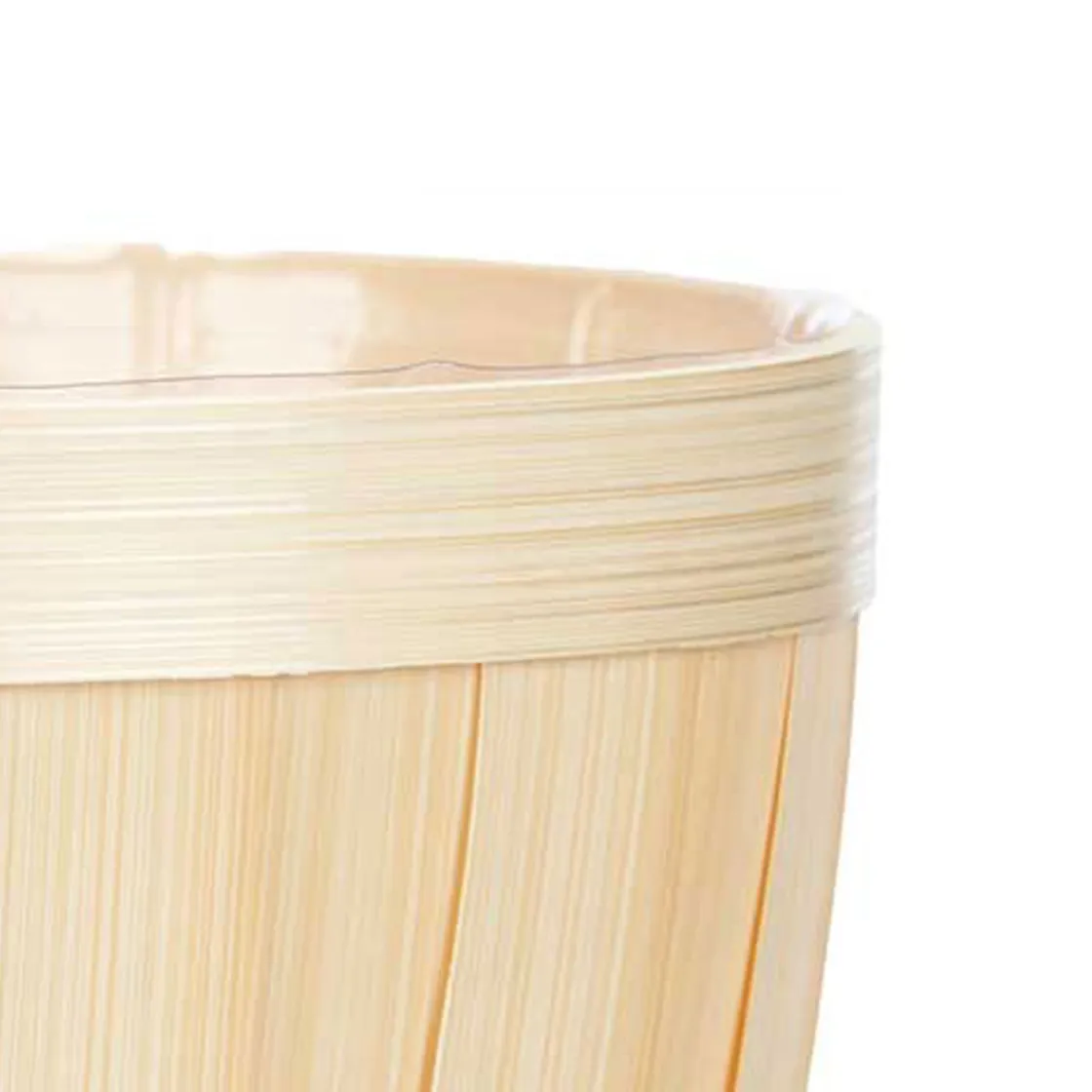 Jarrones Y Vasos>Maceta beige de bambú 15cm