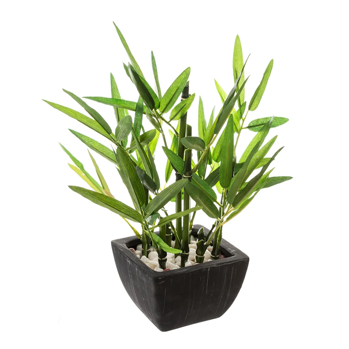 atmosphera Plantas Y Flores Artificiales>Maceta C/Bambú Artificial 23x23x26Cm