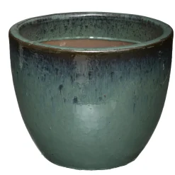 atmosphera Complementos>Maceta Cerámica Verde Tam. 3/3 37x30Cm