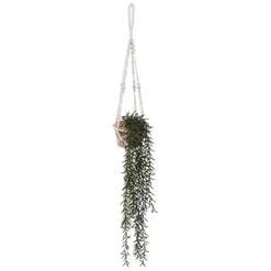 atmosphera Plantas Y Flores Artificiales|Estilo Étnico>Maceta Colgante C/Planta Artif 13x90Cm