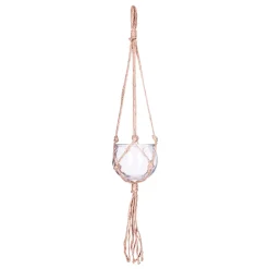 atmosphera Jarrones Y Vasos>Maceta De Vidrio Colgante 10.5x56Cm
