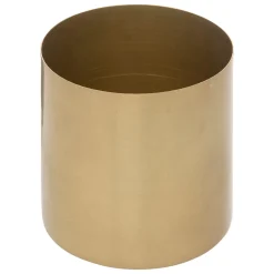 atmosphera Jarrones Y Vasos>Maceta Redonda Metal Tam. 1/3 10x10Cm