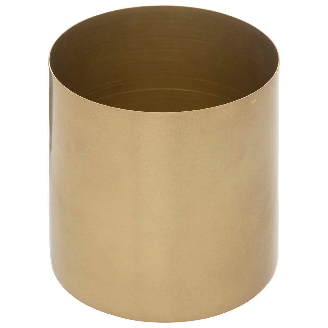 atmosphera Jarrones Y Vasos>Maceta Redonda Metal Tam. 1/3 10x10Cm