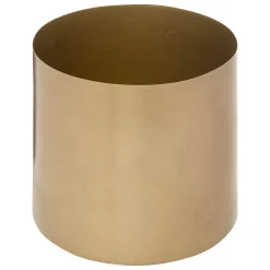 atmosphera Jarrones Y Vasos>Maceta Redonda Metal Tam. 3/3 13x13Cm