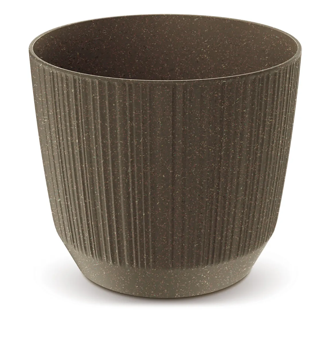 Complementos>Maceta Ryfo Eco Wood Coffee 14.6x12.6Cm