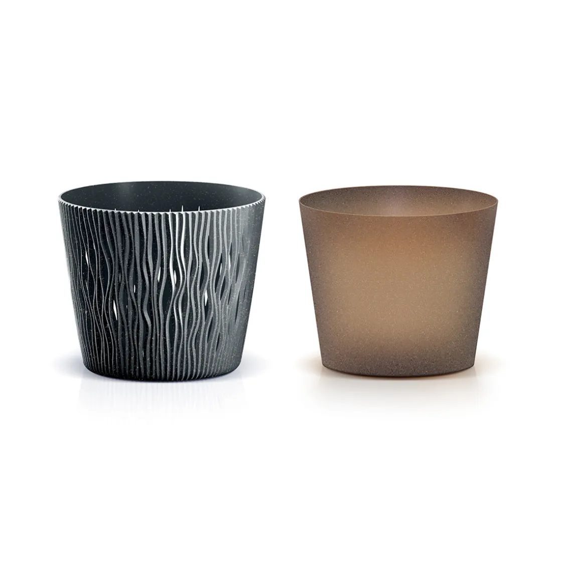 Complementos>Maceta Sandy Round Antracita 19x17Cm