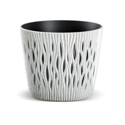 Complementos>Maceta Sandy Round C/Blanco 19x17Cm