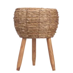 Jarrones Y Vasos|Estilo Étnico>Macetero fibra natural 37cm