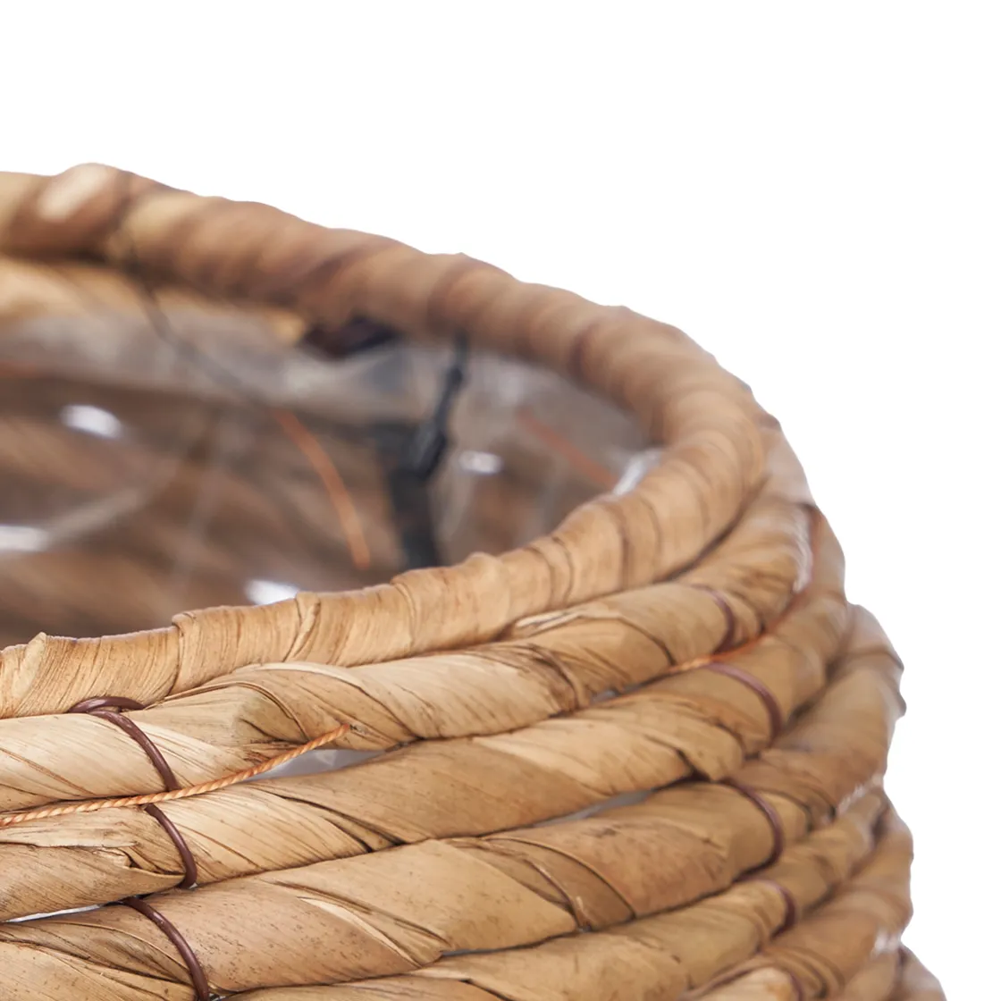 Jarrones Y Vasos|Estilo Étnico>Macetero fibra natural 37cm