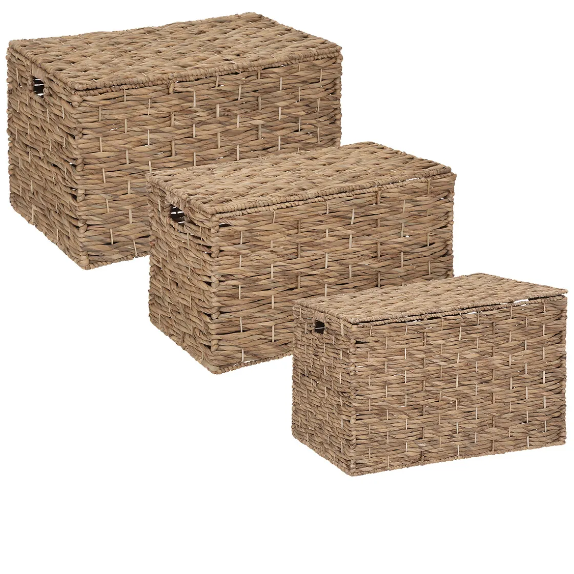 atmosphera Cestas Y Baúles|Estilo Étnico>Maleta ORIGINES beige de rafia 42x70cm