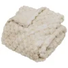 atmosphera Mantas>Manta ADRIEL beige pelo 180x230cm