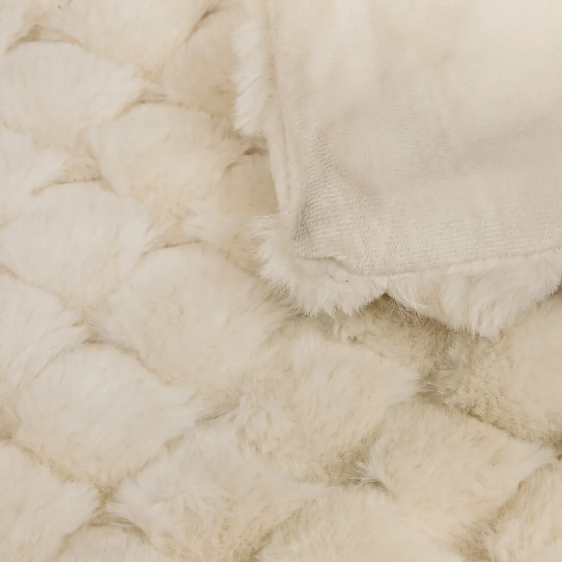 atmosphera Mantas>Manta ADRIEL beige pelo 180x230cm