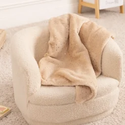 atmosphera4kids Téxtil>Manta Berlingot Beige 75x100Cm