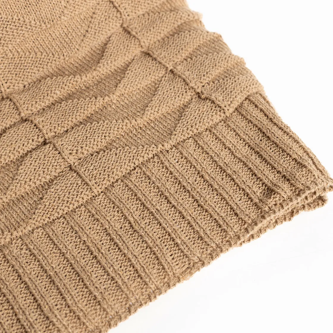 hôma Mantas>Manta CHEVRON beige 130x160cm