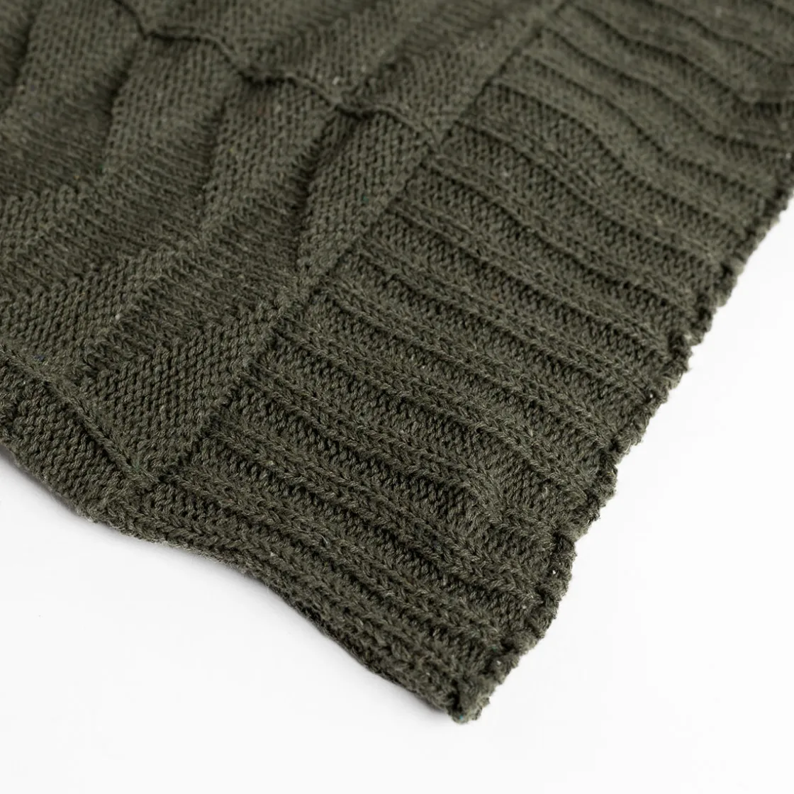 hôma Mantas>Manta CHEVRON verde 130x160cm