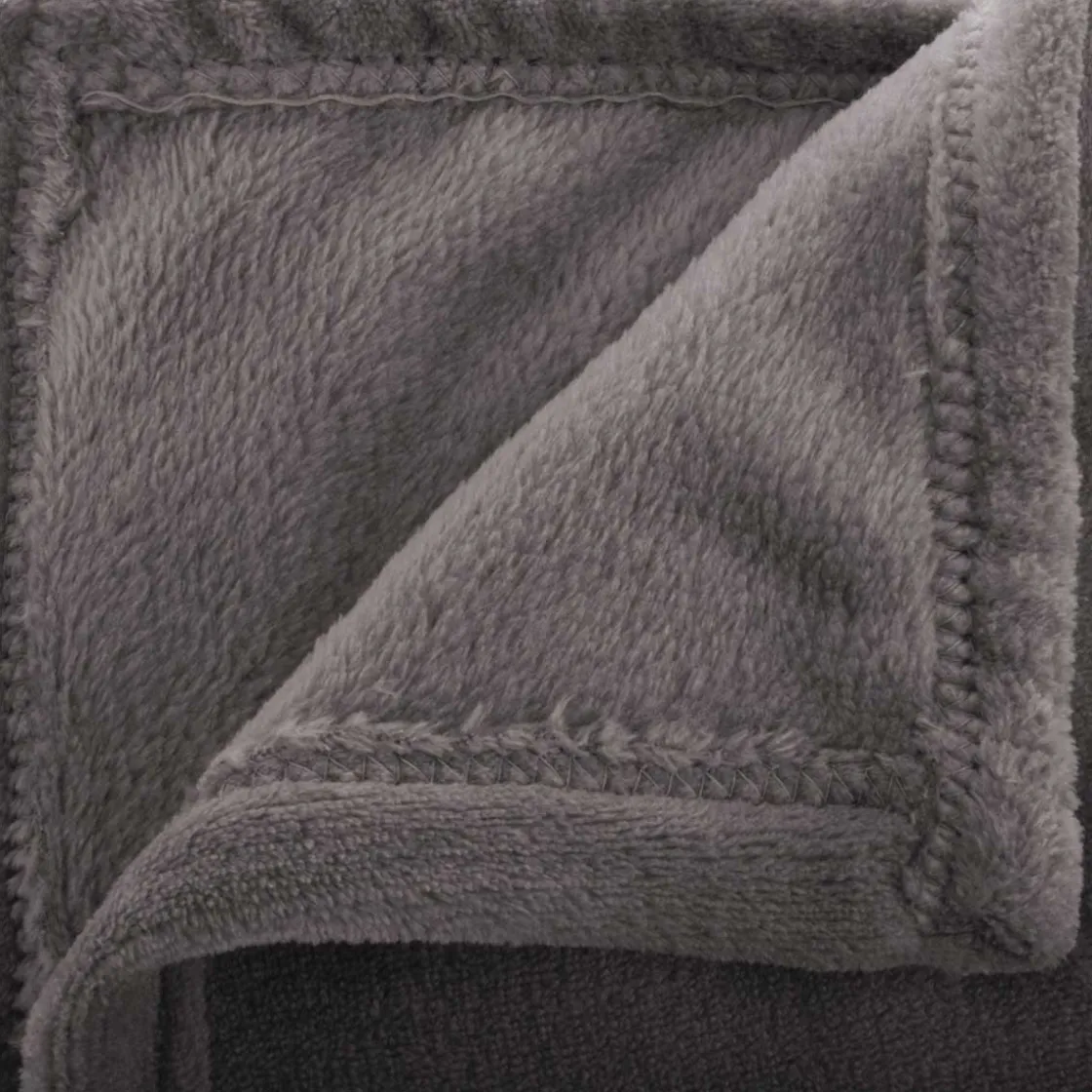 atmosphera Mantas>Manta Coralina Gris Oscuro 130x180Cm