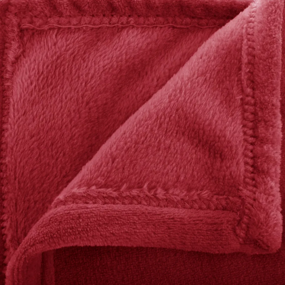 atmosphera Mantas>Manta Coralina Roja 130x180Cm