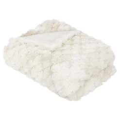 atmosphera Mantas>Manta de felpa beige INUIT