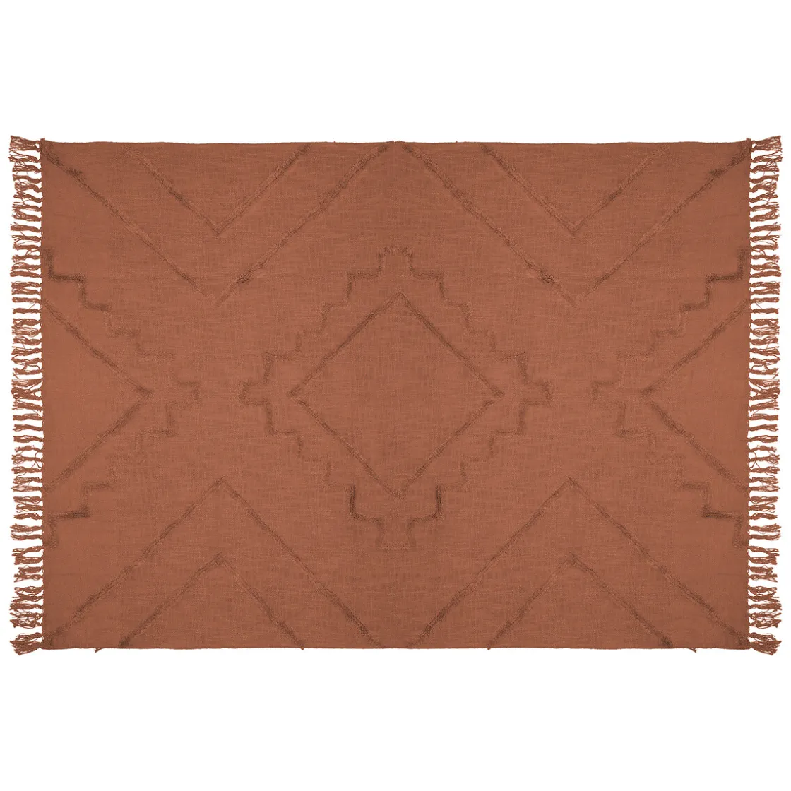 atmosphera Mantas>Manta Inca Terracota 130x180Cm