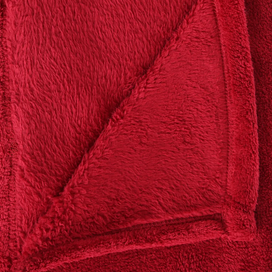 atmosphera Mantas>Manta Microfibra Roja 125x150Cm