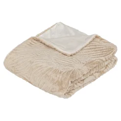 atmosphera Mantas>Manta Pelo Beige Automne