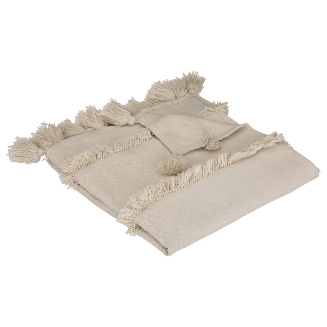 atmosphera Mantas>Manta Sea View C/Flecos Beige 130x180Cm