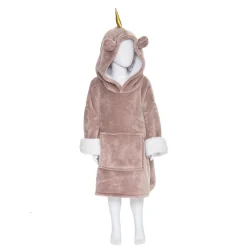 atmosphera4kids Téxtil>Manta Sudadera Capucha Unicornio 60x95Cm