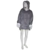 atmosphera Mantas>Manta Sudadera C/Capucha Gris