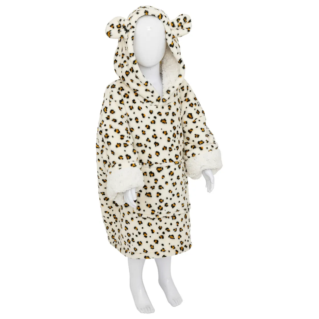 atmosphera4kids Téxtil>Manta Sudadera Con Capucha Leopardo