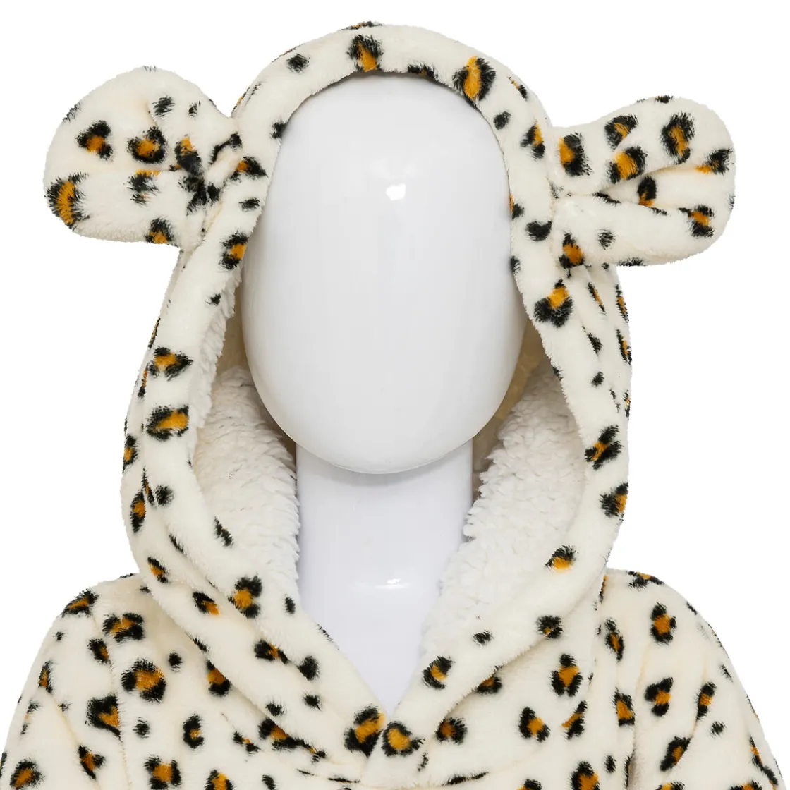 atmosphera4kids Téxtil>Manta Sudadera Con Capucha Leopardo