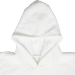 atmosphera Mantas>Manta Sudadera Con Capucha Bouclé Marfil