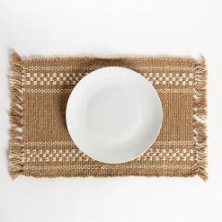 hôma Manteles, Servilletas Y Manteles Individuales>Mantel individual MIRAGE natural 33x48cm
