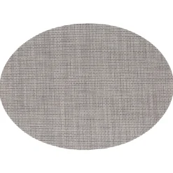 Manteles, Servilletas Y Manteles Individuales>Mantel Individual Texaline Ovalado Gris