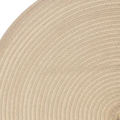 Manteles, Servilletas Y Manteles Individuales>Mantel individual TEXALINES redondo beige 38cm