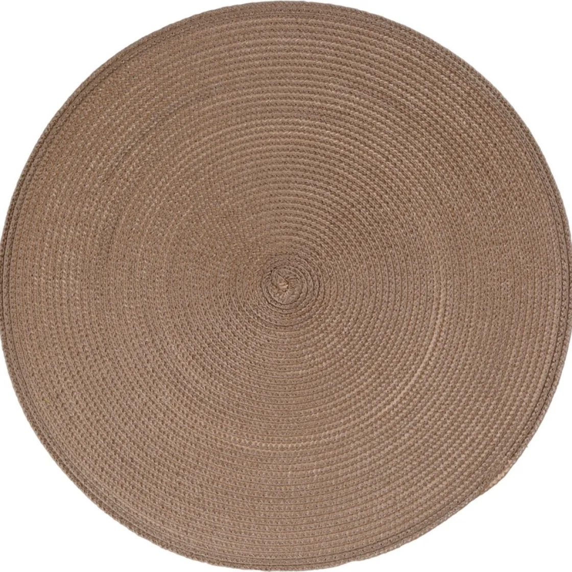 secret d'gourmet Manteles, Servilletas Y Manteles Individuales>Mantel individual TEXALINE redondo gris pardo 38cm