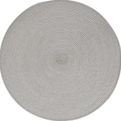 secret d'gourmet Manteles, Servilletas Y Manteles Individuales>Mantel individual TEXALINE gris claro 38cm