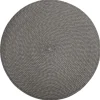 secret d'gourmet Manteles, Servilletas Y Manteles Individuales>Mantel individual TEXALINE redondo gris 38cm