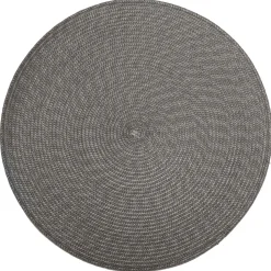 secret d'gourmet Manteles, Servilletas Y Manteles Individuales>Mantel individual TEXALINE redondo gris 38cm