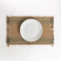 hôma Manteles, Servilletas Y Manteles Individuales>Mantel indivudal MIRAGE verde 33x48cm