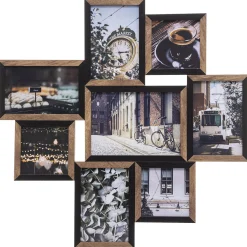 atmosphera Marcos Y Fotos|Estilo Industrial>Marco Múltiple P/8 Fotos 48.3x1.8x48.3Cm