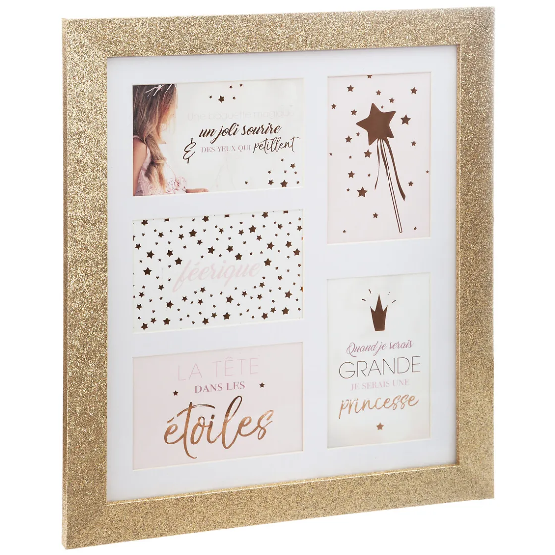 atmosphera4kids Accesorios Decorativos>Marco Para 5 Fotos 35.2x1.6x41.2Cm