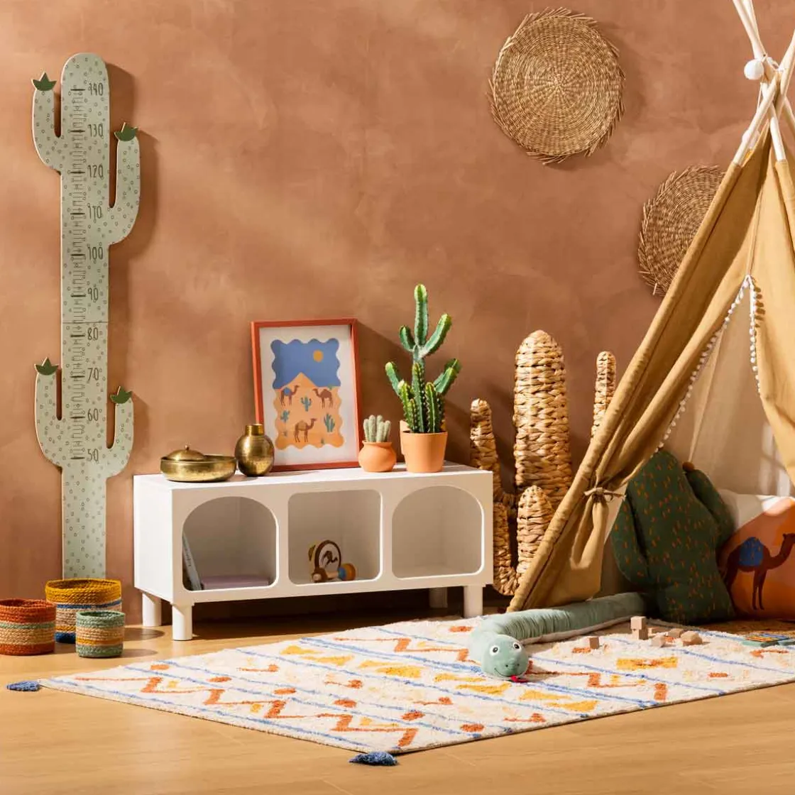 atmosphera4kids Accesorios Decorativos>Medidor infantil forma de catus EVASION MAROCAINE
