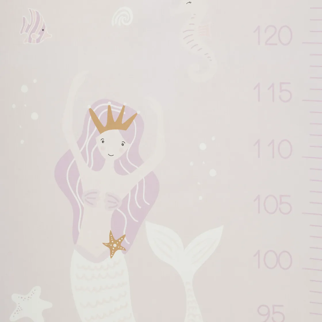 atmosphera4kids Accesorios Decorativos>Medidor Infantil Sirena Rosa Pastel 124cm
