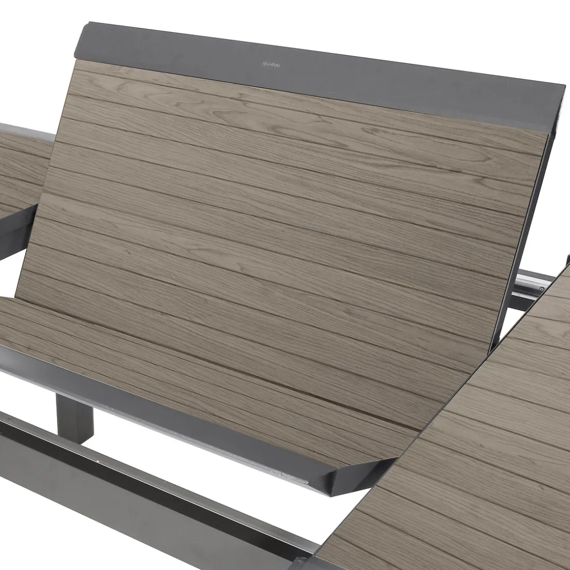 hespéride Mesas De Jardín>Mesa Allure Extensible Graphite De Aluminio