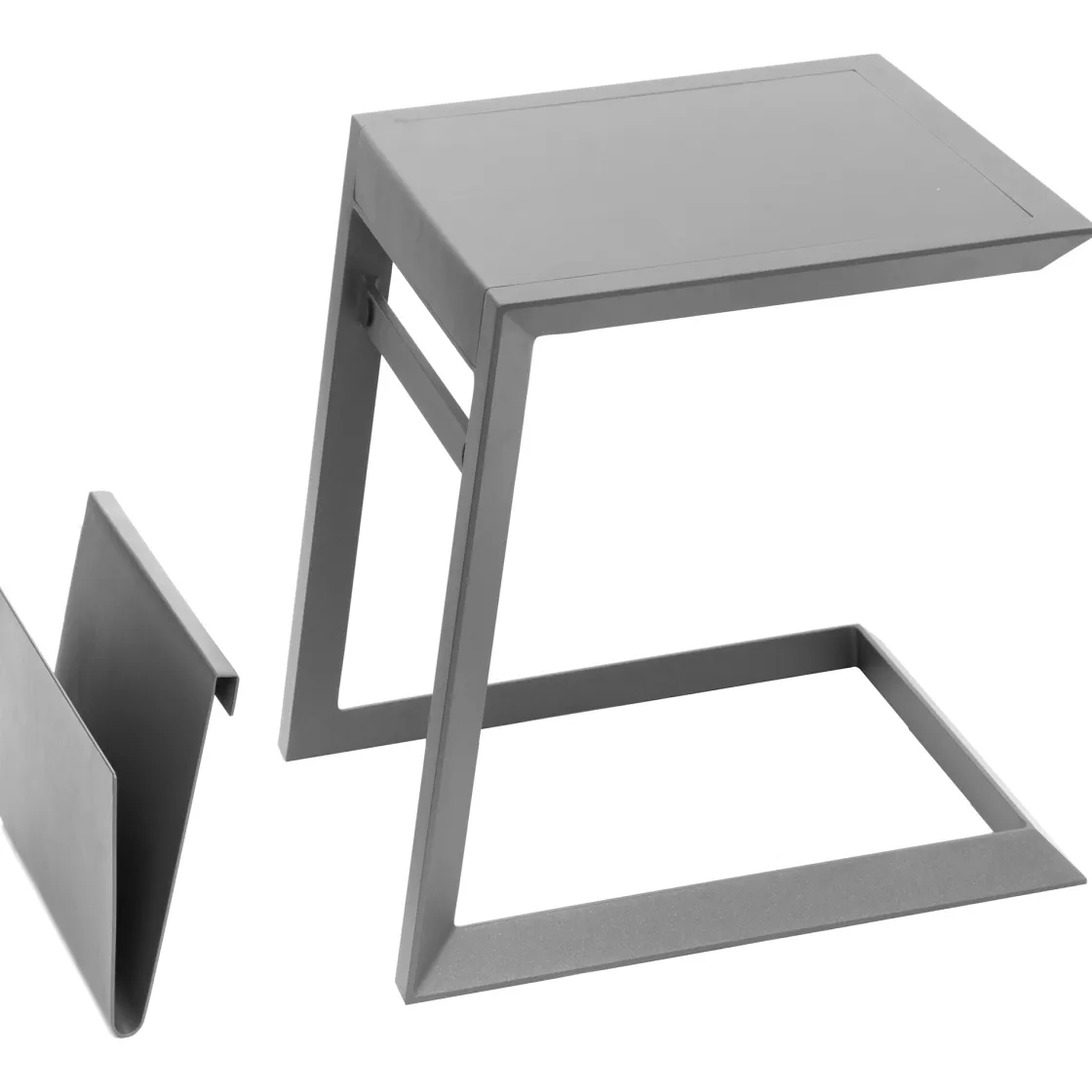 hespéride Mesas De Jardín>Mesa auxiliar ALLURE graphite de aluminio