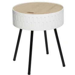 atmosphera Mesas Bajas Y Auxiliares|Estilo Contemporaneo>Mesa Auxiliar Almacenaje Mdf 38.5x45.5