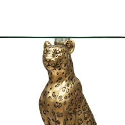atmosphera Mesas Bajas Y Auxiliares|Estilo Contemporaneo>Mesa Auxiliar Base Leopardo 40x52Cm